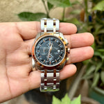 Tissot 1853 Chroograph Silver Black Two-Tone