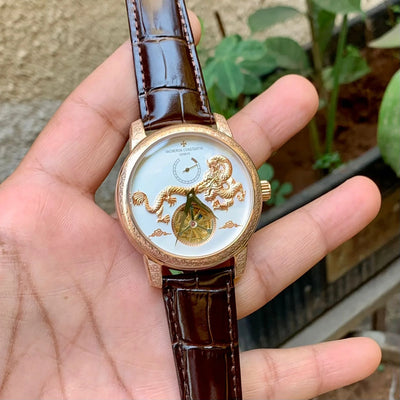 Vacheron Constantin Traditionnelle Tourbillon “Dragon” White Dial