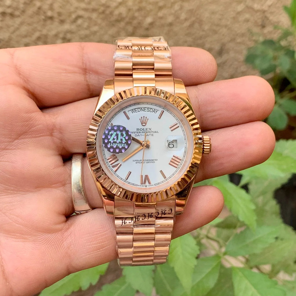 Rolex Day Date RGold White Dial