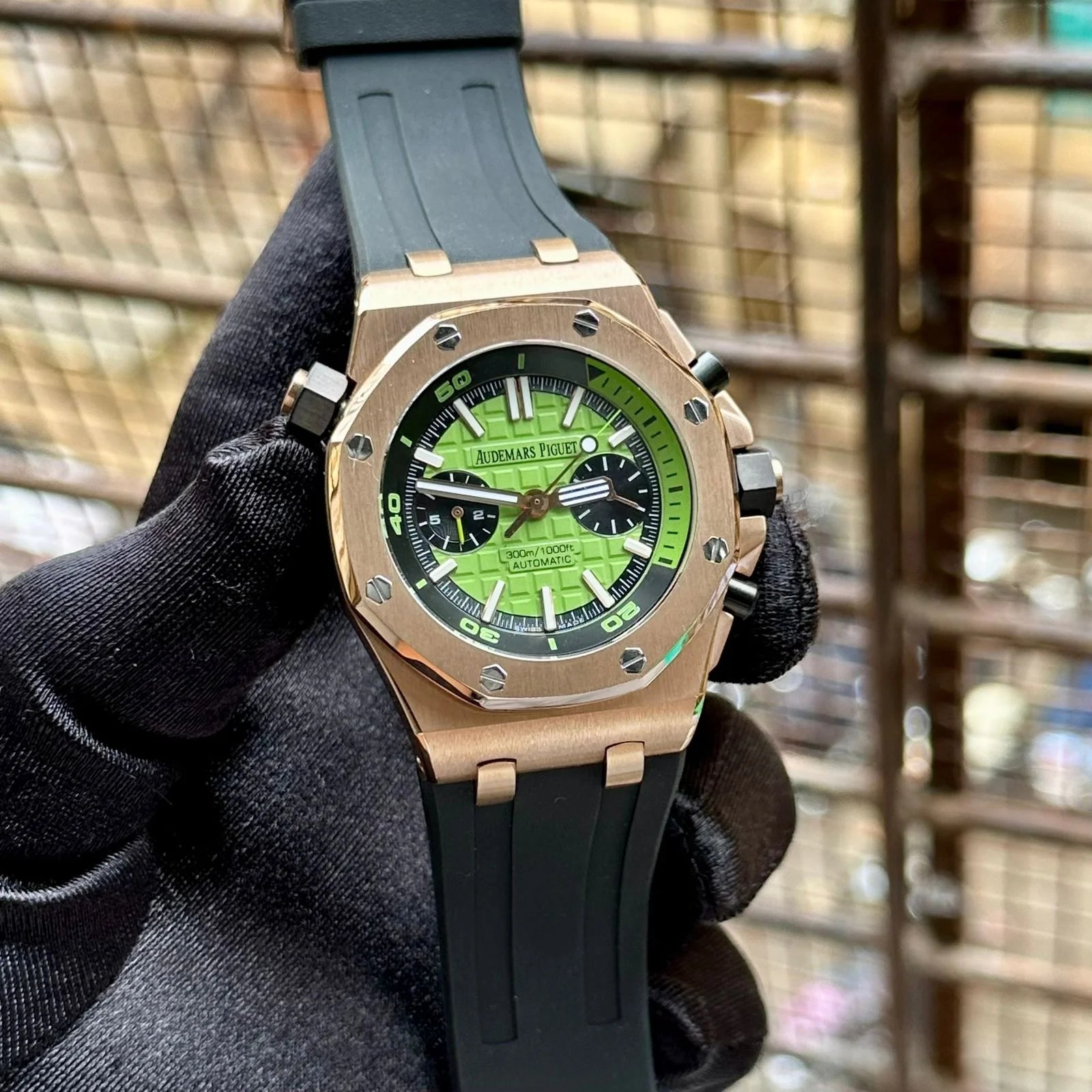 Audemars Piguet RO Offshore Diver Back Open 15720ST