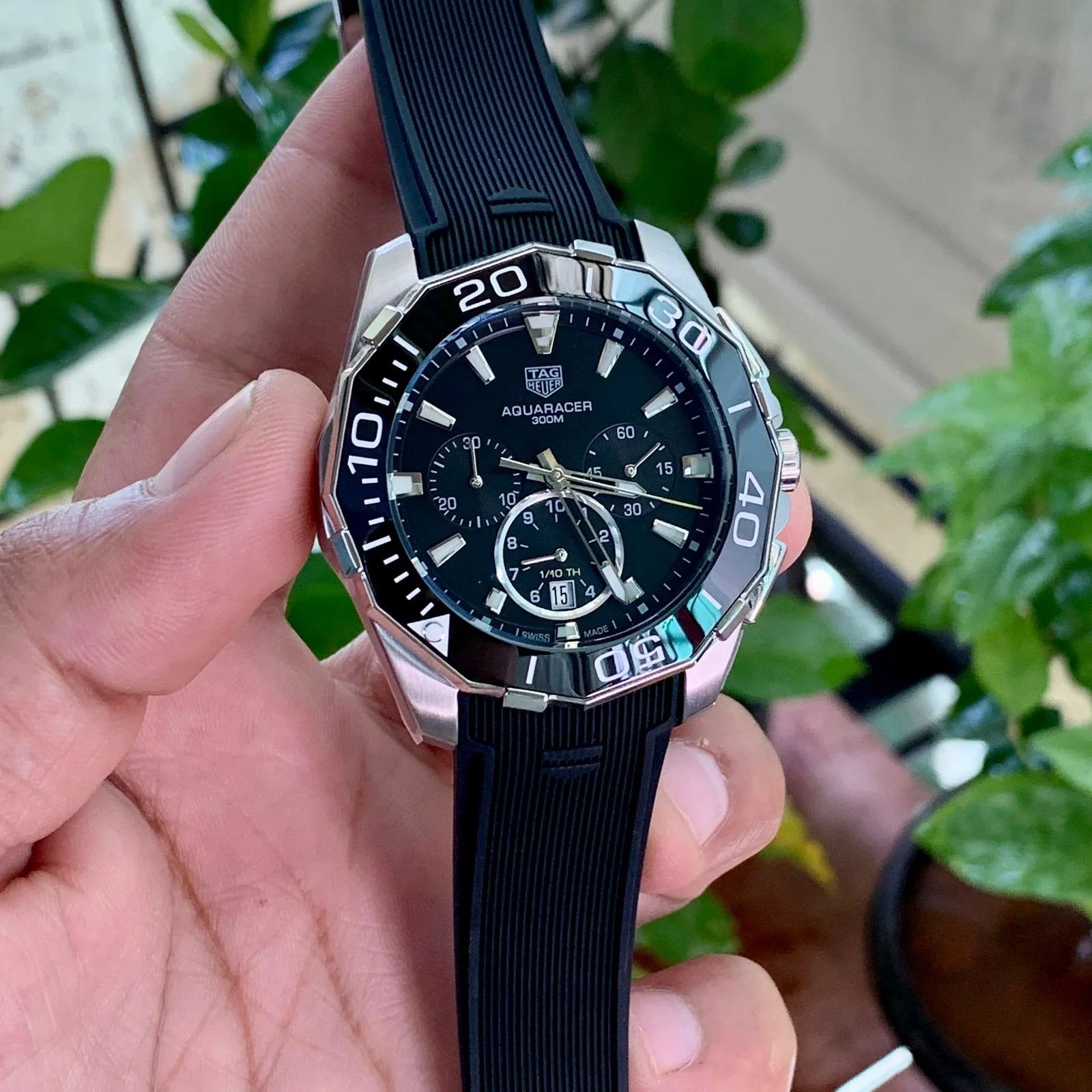 Tag Heuer Aqua Chrono Fiber Black