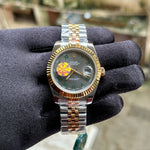 Rolex DateJust Silver-Gold Fluted Bezel Yz Factory