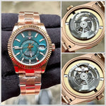 Rolex Sky Dweller Blue-Green Dial Noob Swiss