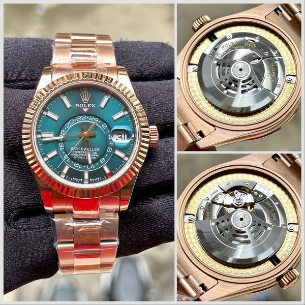 Rolex Sky Dweller Blue-Green Dial Noob Swiss