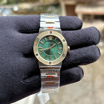 Versace VEVH00720 Silver Green Two-Tone