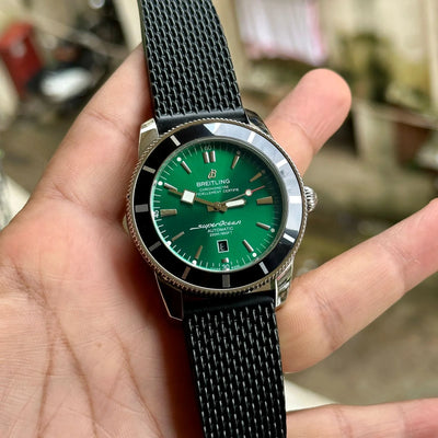 Breitling SuperOcean Heritage Black Green Dial