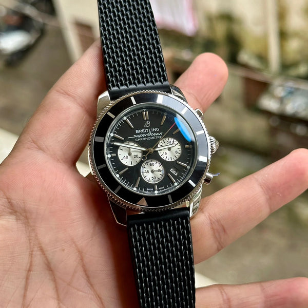 Breitling SuperOcean Heritage B01 Chronograph Black