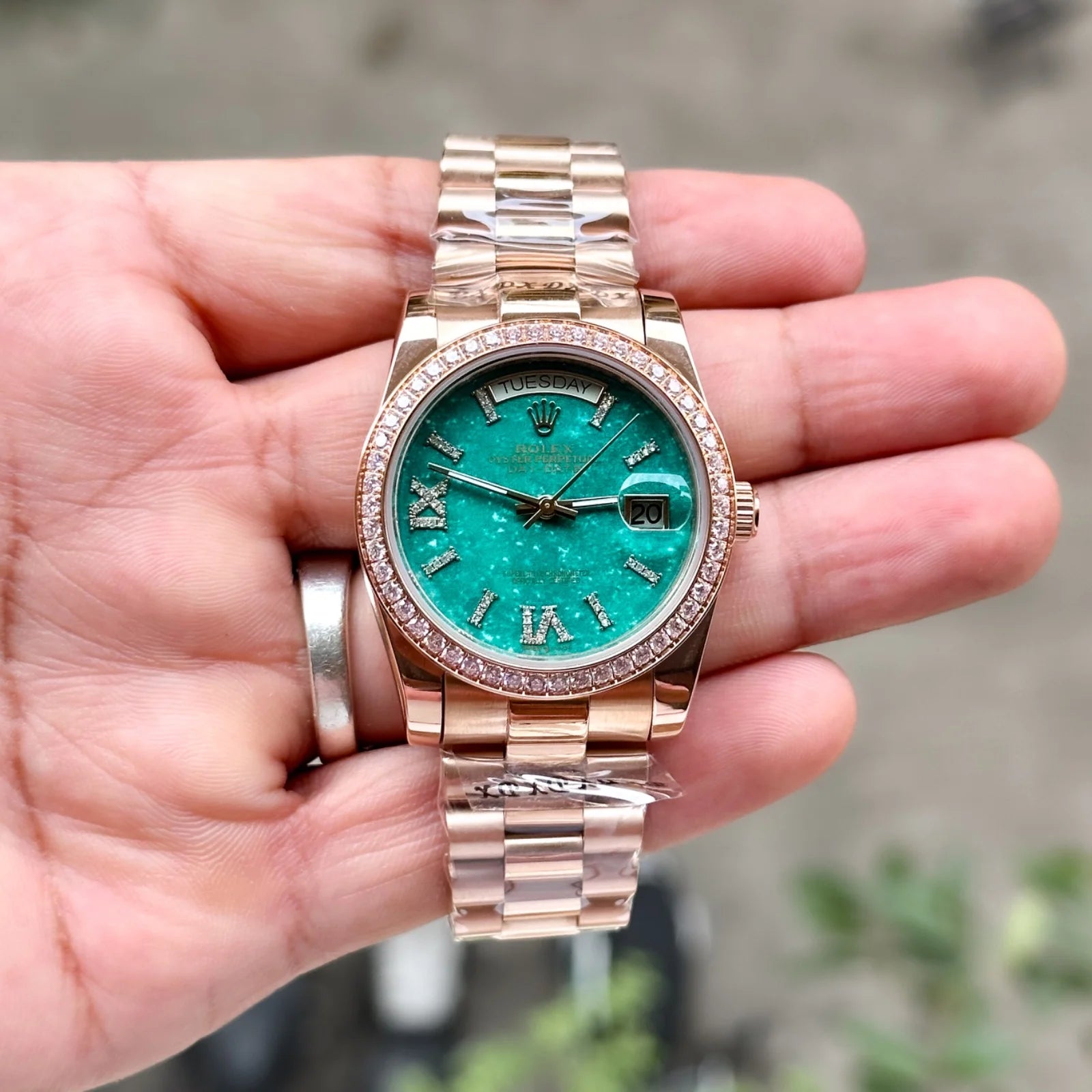 Rolex Day-Date 36 Diamond Bezel Unisex