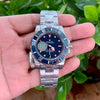 Rolex Submariner Geneve بمينا أزرق فضي