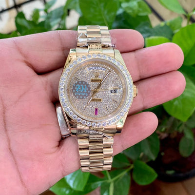 Rolex Day Date Gold Diamond Dial Edition