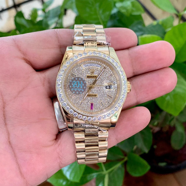 Rolex Day Date Gold Diamond Dial Edition