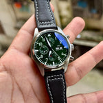 IWC Pilot’s Top-Gun Chrono Green Dial IW3777