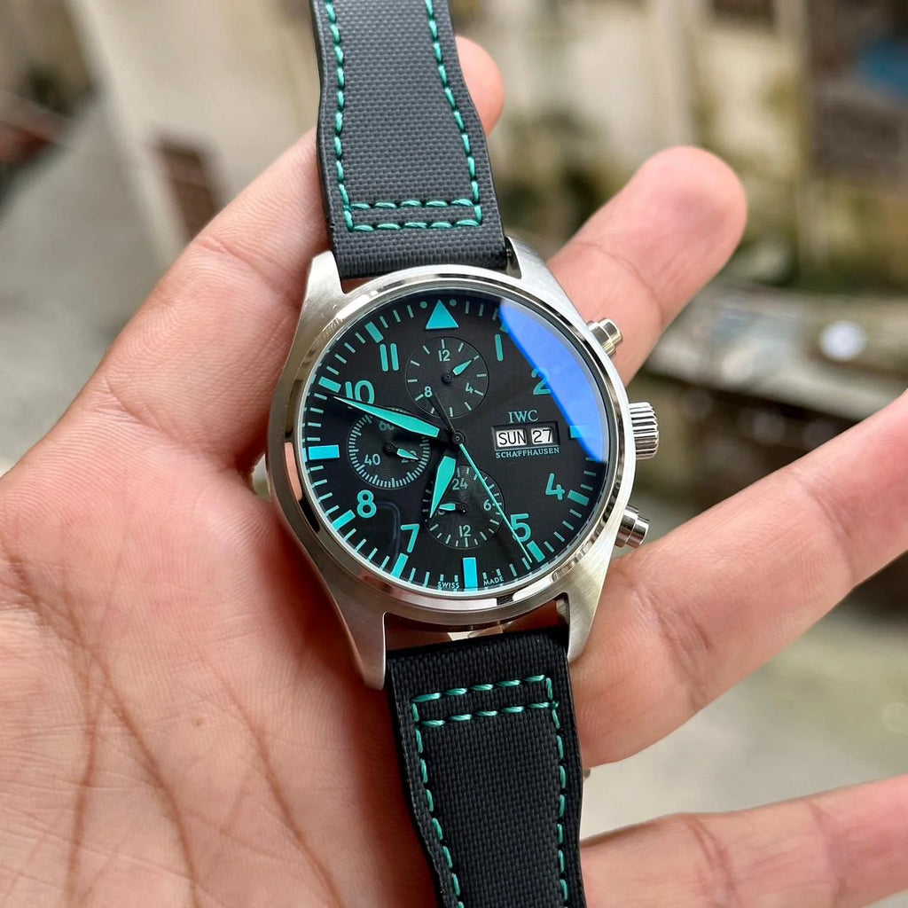 IWC Top-Gun Chronograph Mercedes AMG Silver