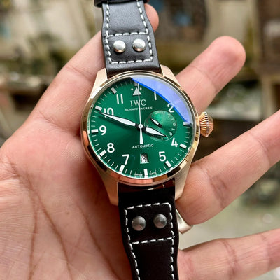 IWC Schaffhausen Big Pilot’s Green Dial RG