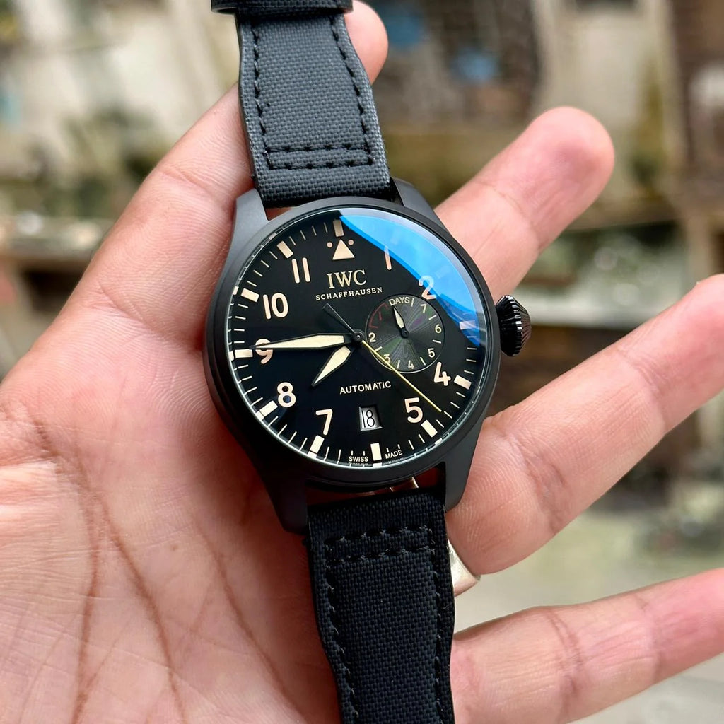 IWC Big Pilot’s Black Dial & Black Bezel