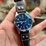 IWC Big Pilot Le Petite Blue Silver Dial