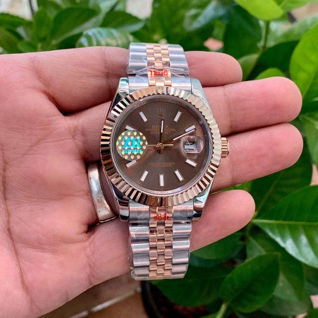 Rolex DateJust Jubilee Silver RG