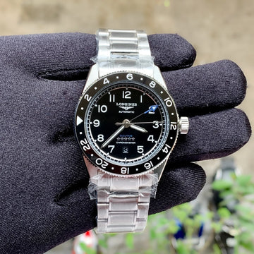 Longines Spirit Zulu Time GMT Black