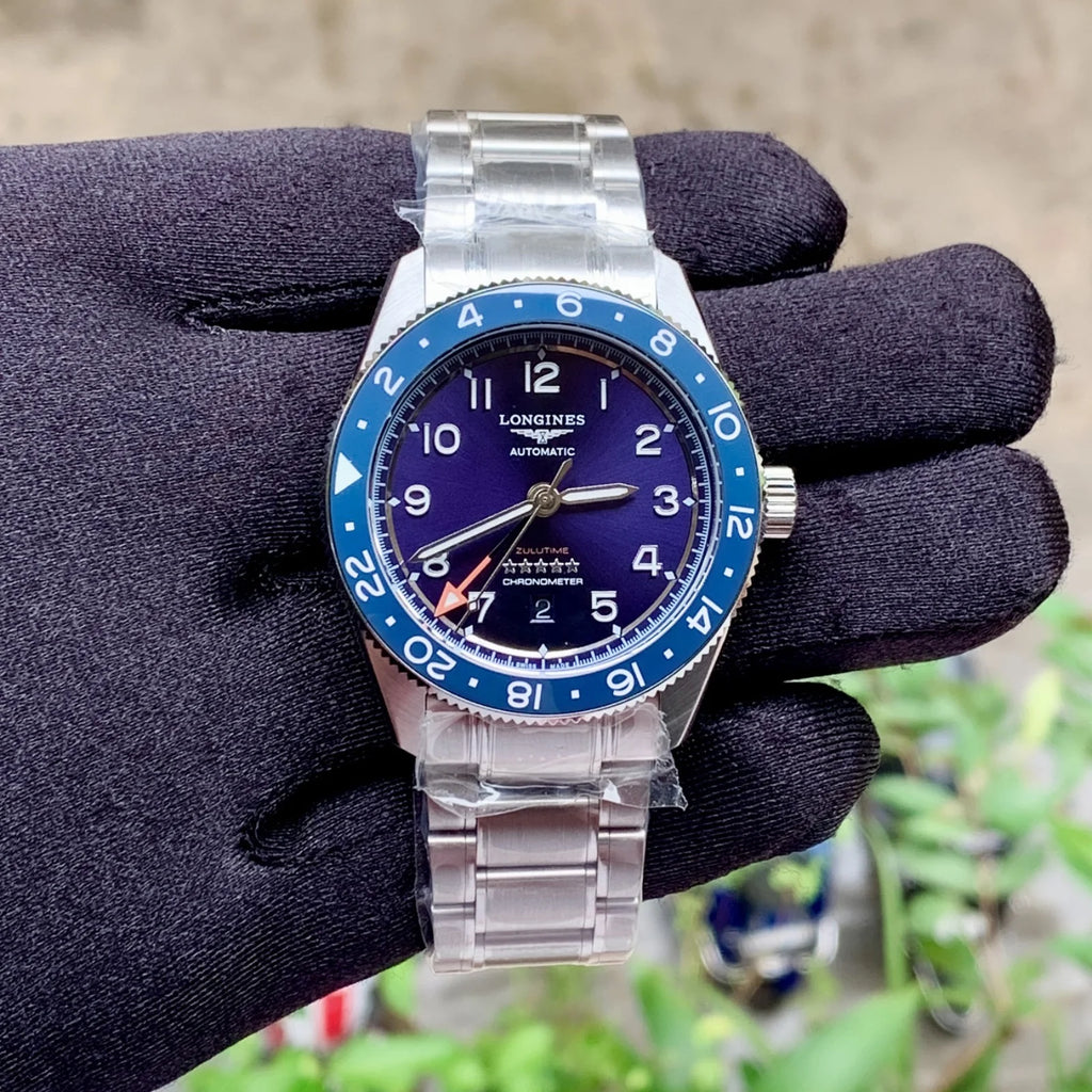 Longines Spirit Zulu Time GMT Blue
