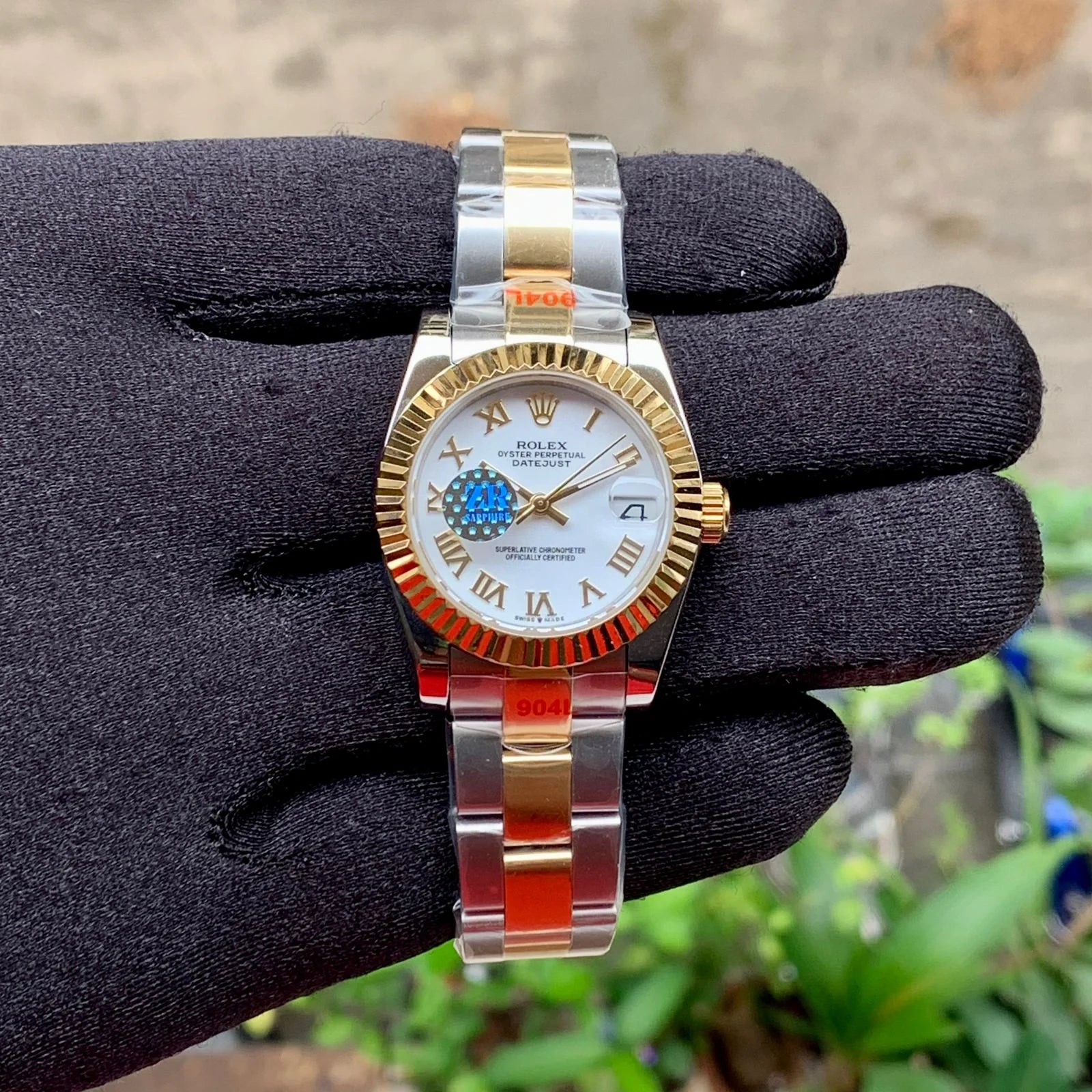 Rolex DateJust Oyster Silver-Gold Ladies