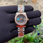 Rolex DateJust Two-Tone Diamond Figure Ladies
