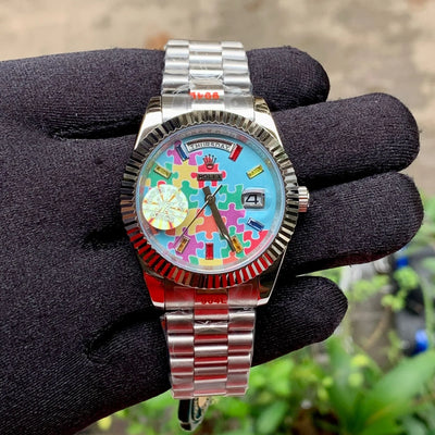 Rolex DayDate Oyster Perpetual Puzzle Dial Yz