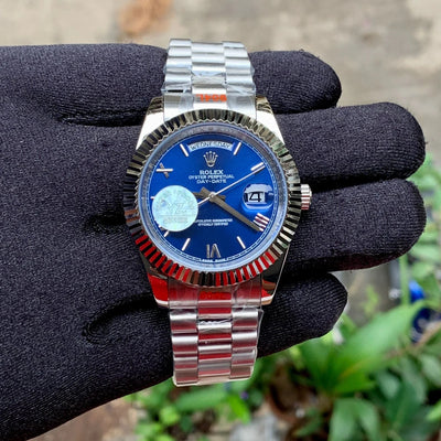 Rolex DayDate Silver-Blue Dial YZ Factory