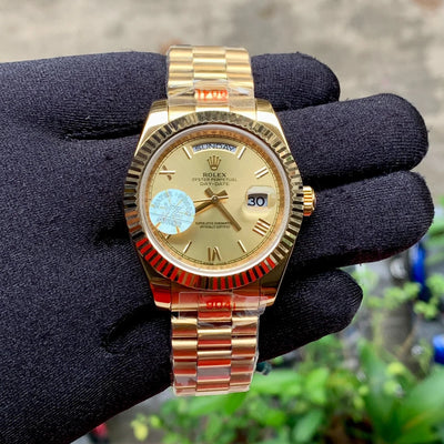 Rolex DaYDate Full Gold Roman Figure Yz