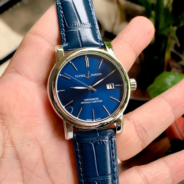 Ulysse Nardin Classico Blue-Silver