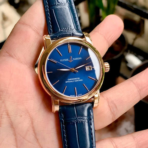 Ulysse Nardin Classico Blue-RoseGold
