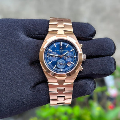 Vacheron Constantin OVERSEAS CHRONOGRAPH RG-Blue Dial