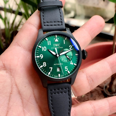 IWC Big Pilot’s Rodeo Drive Green Dial Black Bezel
