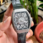 Franck Muller V-45 Silver Diamond Edition
