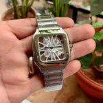 Cartier D’Santos Skeleton Silver White HQ