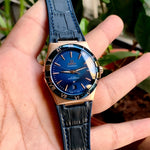Omega Constellation Co-Axial Blue Dial RoseGold Case