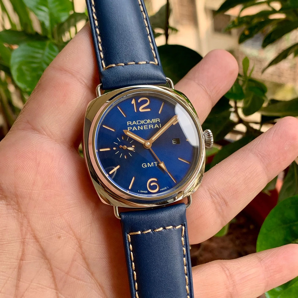 Luminor Panerai RadioMir GMT Blue-Silver