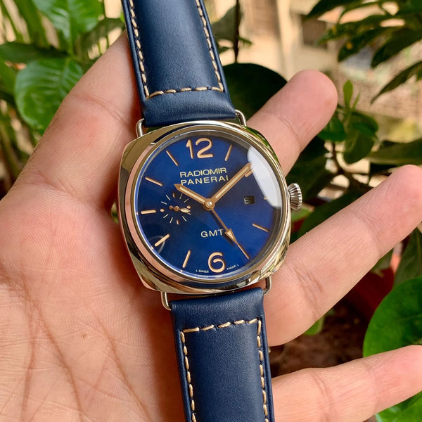 Luminor Panerai RadioMir GMT Blue-Silver