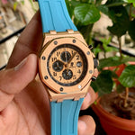Audemars Piguet Offshore Chronograph RG-Blue Quartz