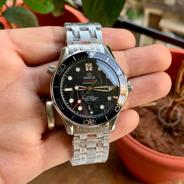 Omega Seamaster Diver 300M Co Axial Chronometer Black Dial