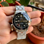 Omega Seamaster Diver 300M Co Axial Chronometer Black Dial