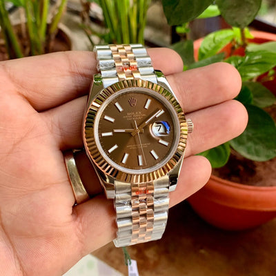 Rolex DateJust RG Plain Figure Semi ETA