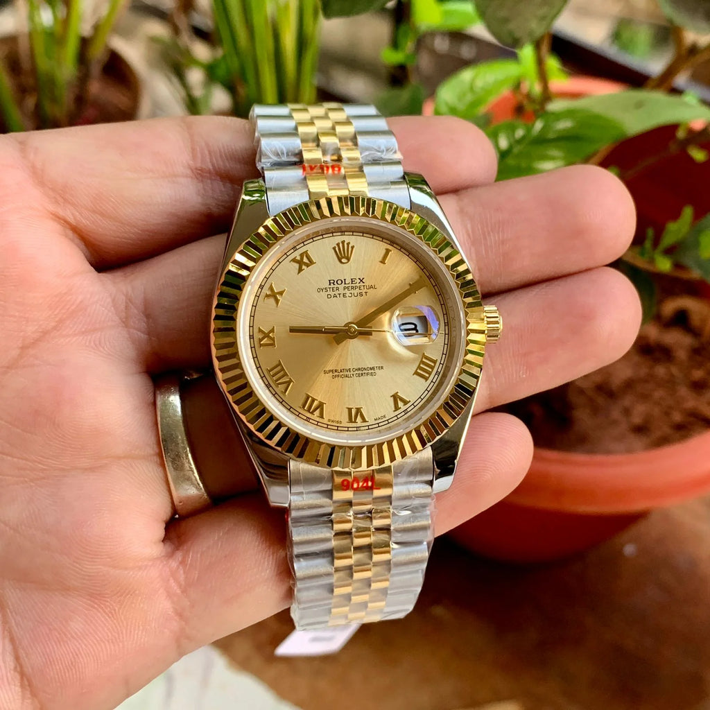 Rolex DateJust Oyster Roman Figure Semi ETA
