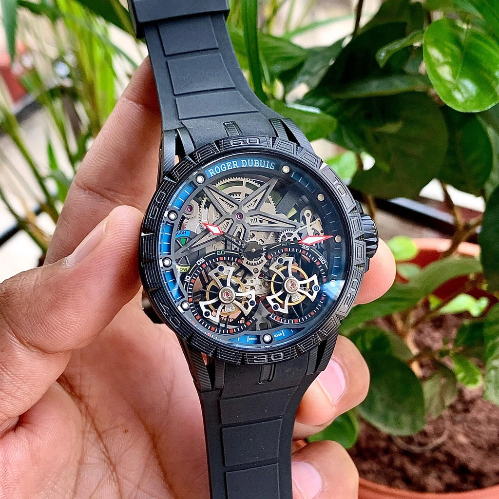 Roger Dubuis Excalibur Spyder Pirelli Dual Engine Blue