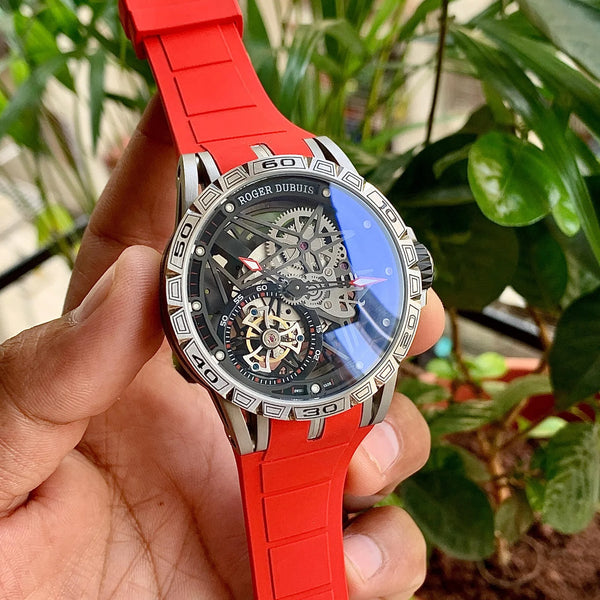 Roger Dubuis Excalibur Flying Tourbillion Red