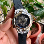 Hublot King Unicorn Silver Quartz