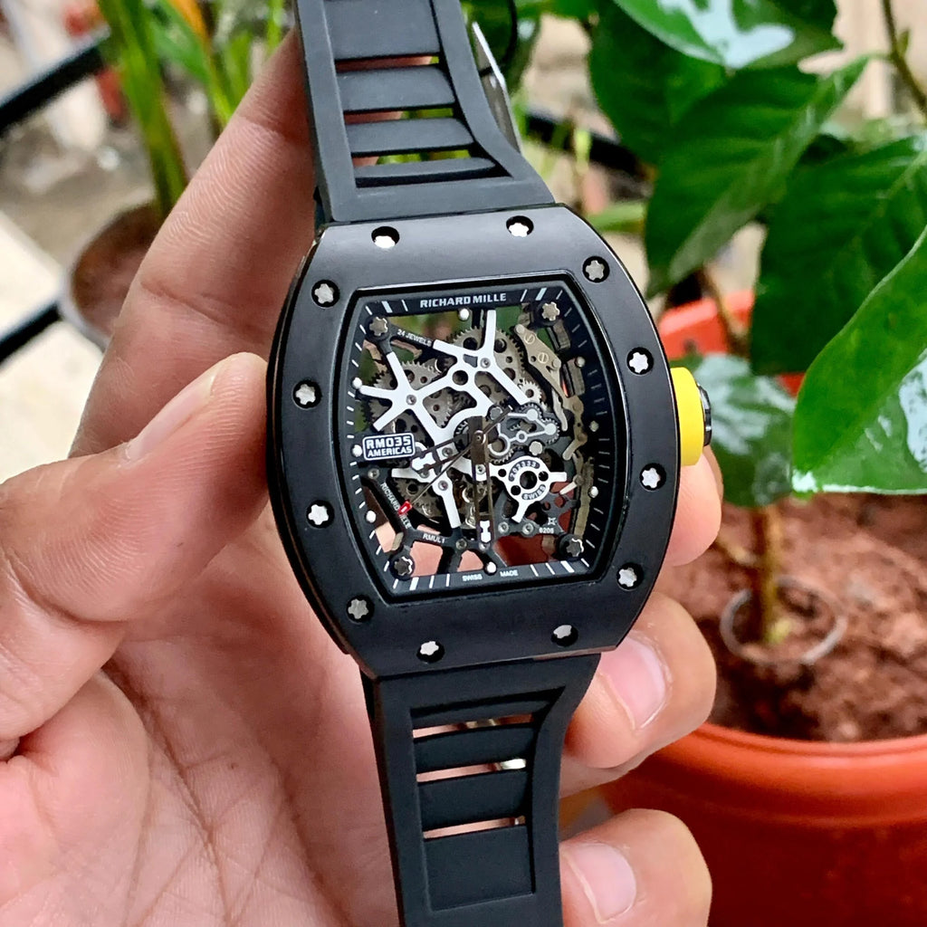 Richard Mille 035 Americas Black Yellow