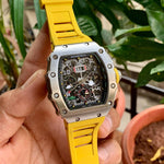 Richard Mille 11-03 Silver-Yellow