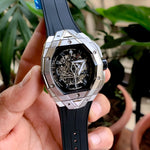 Hublot Big Bang Sang Bleu 3 Silver Quartz