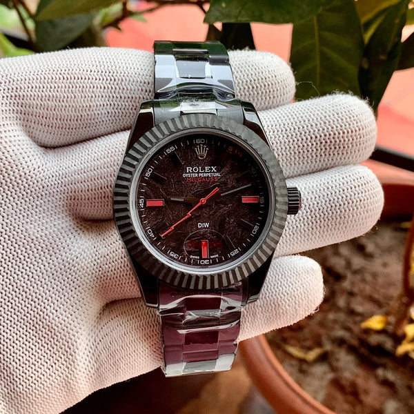 Rolex Milgauss DiW Carbon Bezel Black-Red
