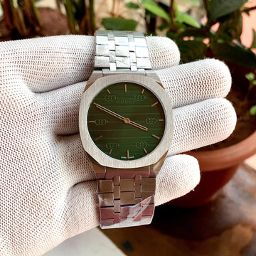 Gucci 25H Series Ocean Green Quartz